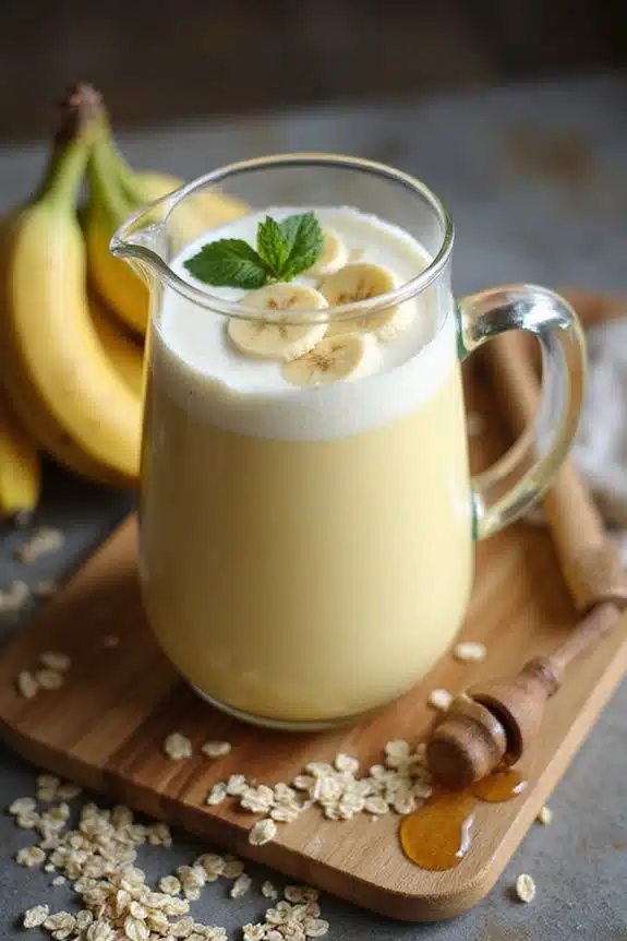 Bananen-Smoothie Serviervorschläge