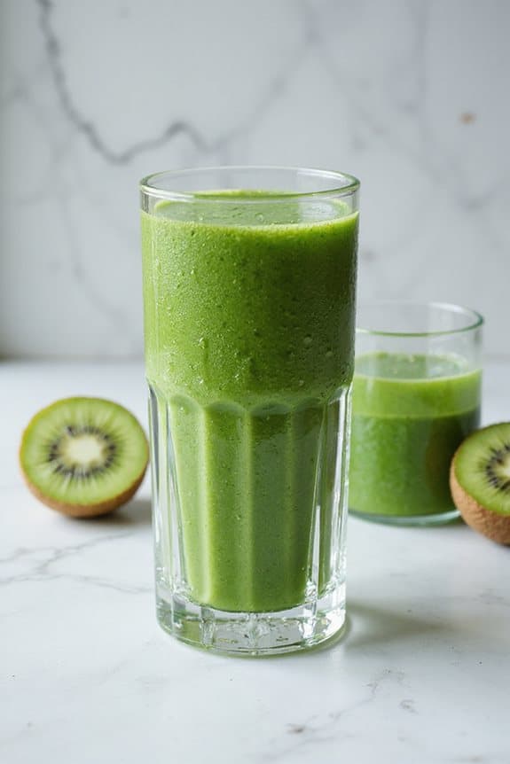 wunderschöne grüne Smoothie-Erfahrung