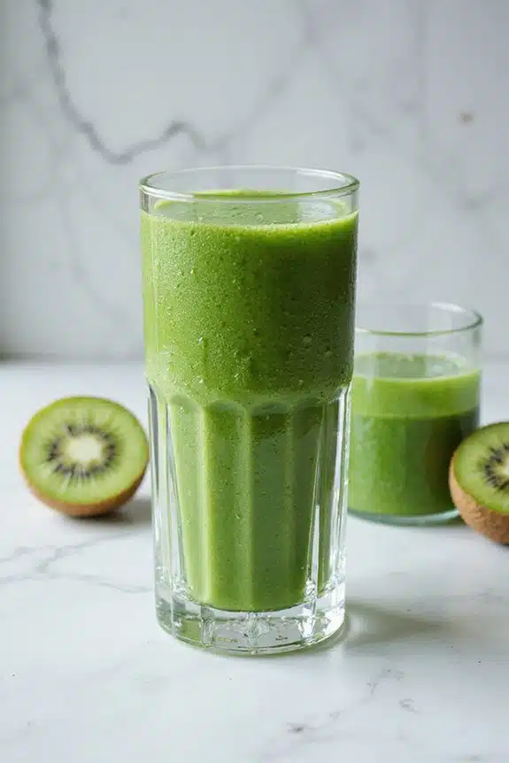 wunderschöne grüne Smoothie-Erfahrung