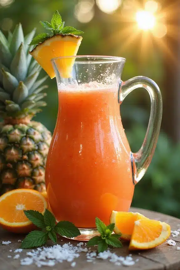 schöne Smoothie-Präsentationsideen