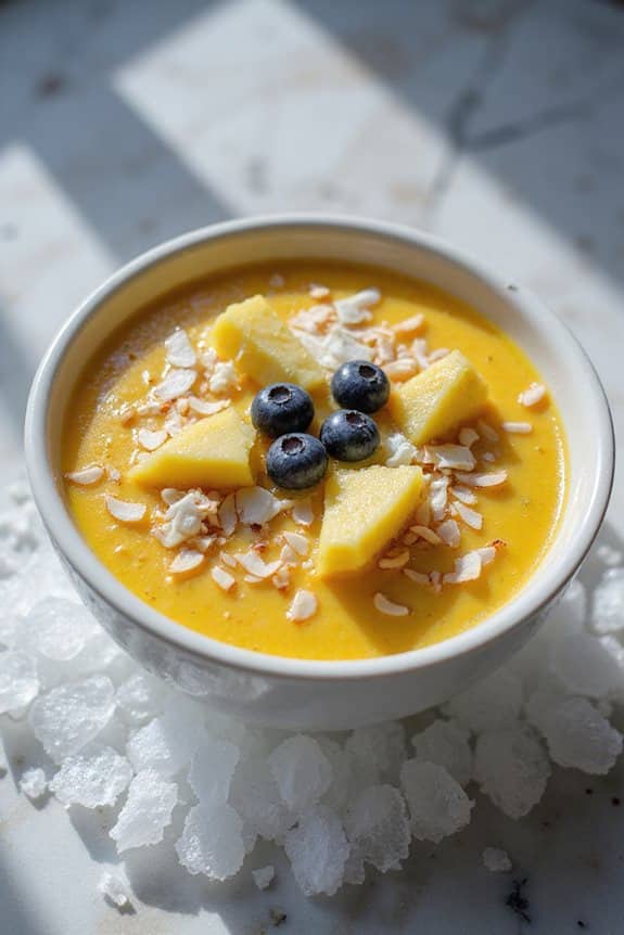 wunderschön gemachte Smoothie-Bowls