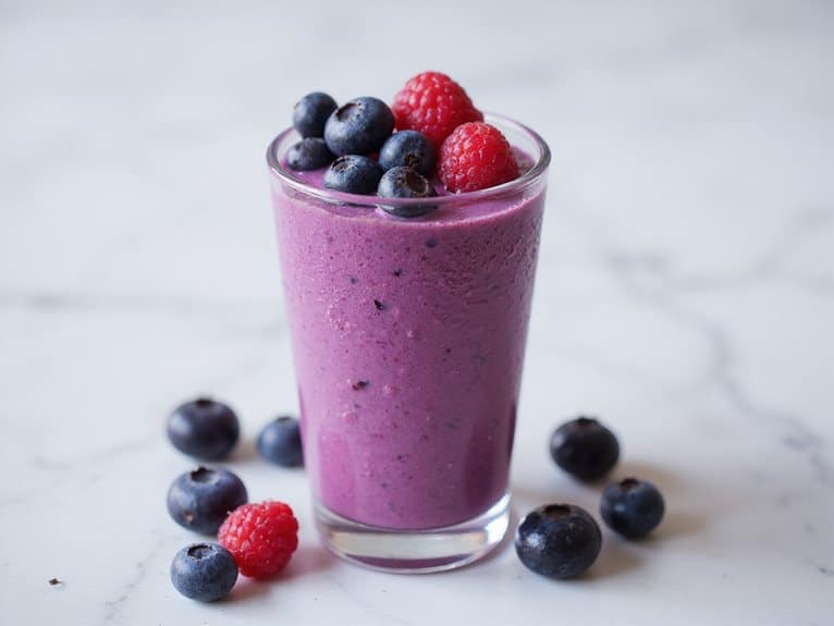 Beerengeschmack-Smoothie-Rezept