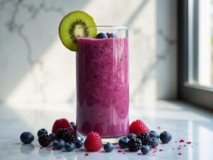 Beeren-Kiwi-Immun-Smoothie