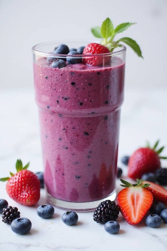 Beeren-Smoothie Gesundheitsvorteile