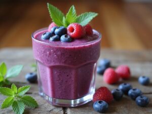 Beeren-Tee-Smoothie-Mischung