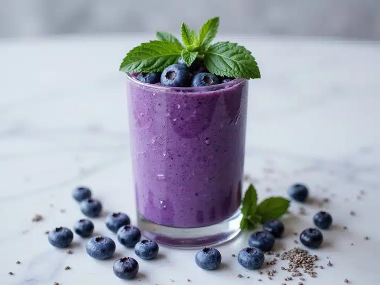 Blaubeer-Stoffwechsel-Booster-Smoothie