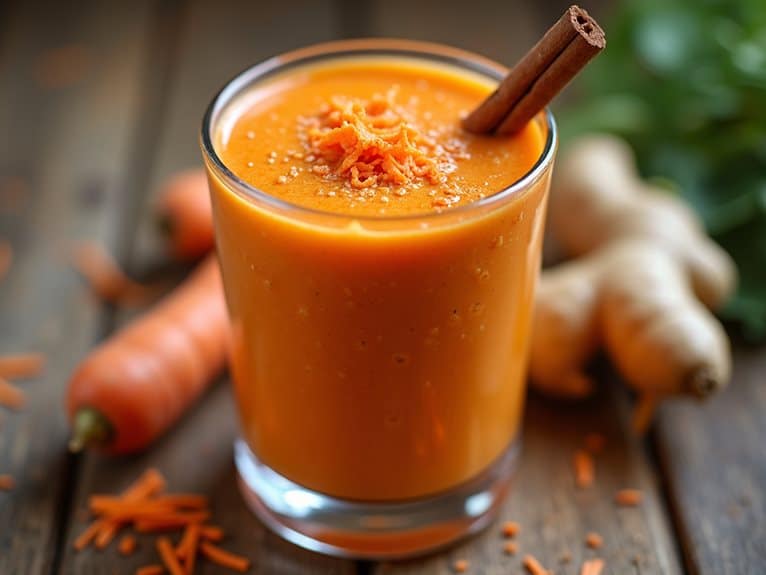 Karotten-Smoothie-Rezept Zutaten