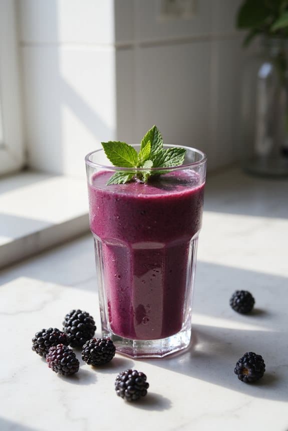 gekühlter Smoothie Morgenritual