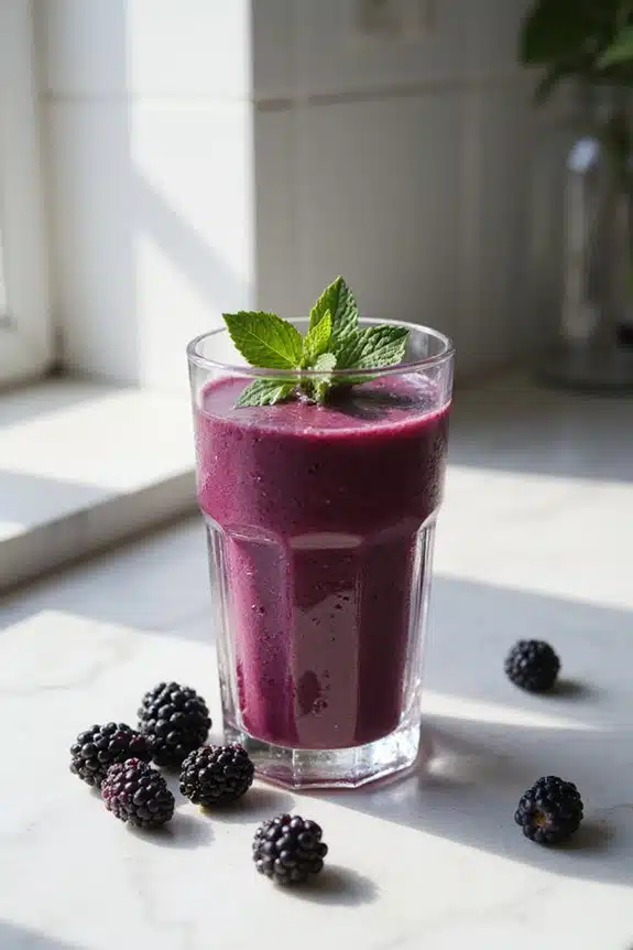 gekühlter Smoothie Morgenritual