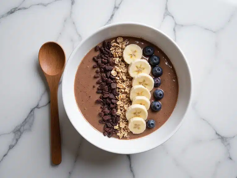 Schoko-Bananen-Smoothie-Bowl