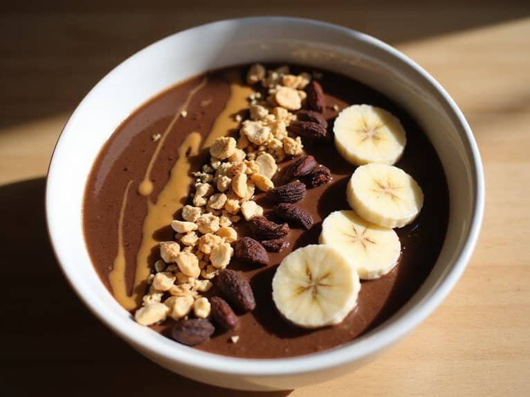 Schokoladen-Erdnussbutter-Smoothie