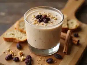 Zimt-Rosinen-Brot-Smoothie