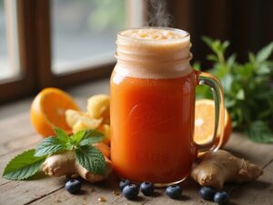 kältekämpfender immunstärkender Smoothie