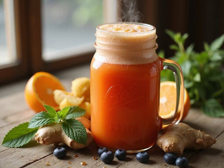 kältekämpfender immunstärkender Smoothie