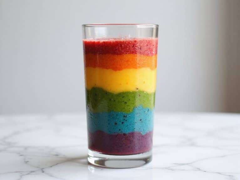 bunter Frucht-Smoothie-Mix