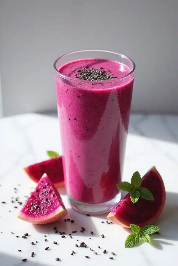 bunte Smoothie-Präsentationsideen