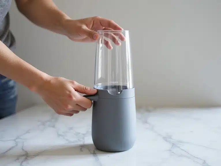 kompakter benutzerfreundlicher Smoothie-Mixer