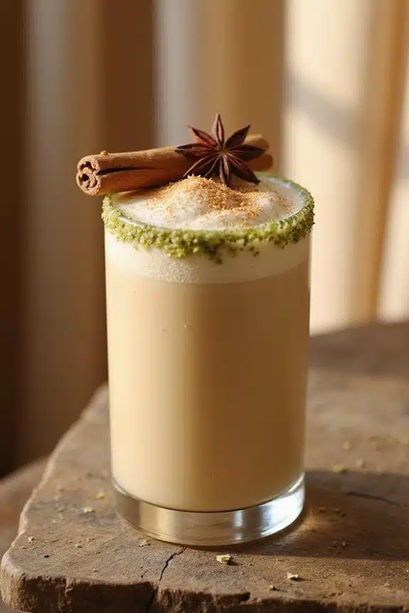 gemütliche Feiertags-Smoothie-Präsentation
