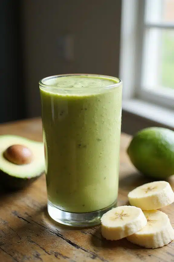 cremiger Avocado-Bananen-Smoothie