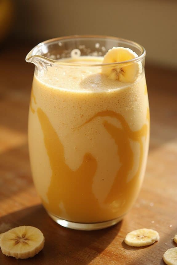 cremiger Bananen-Honig-Smoothie
