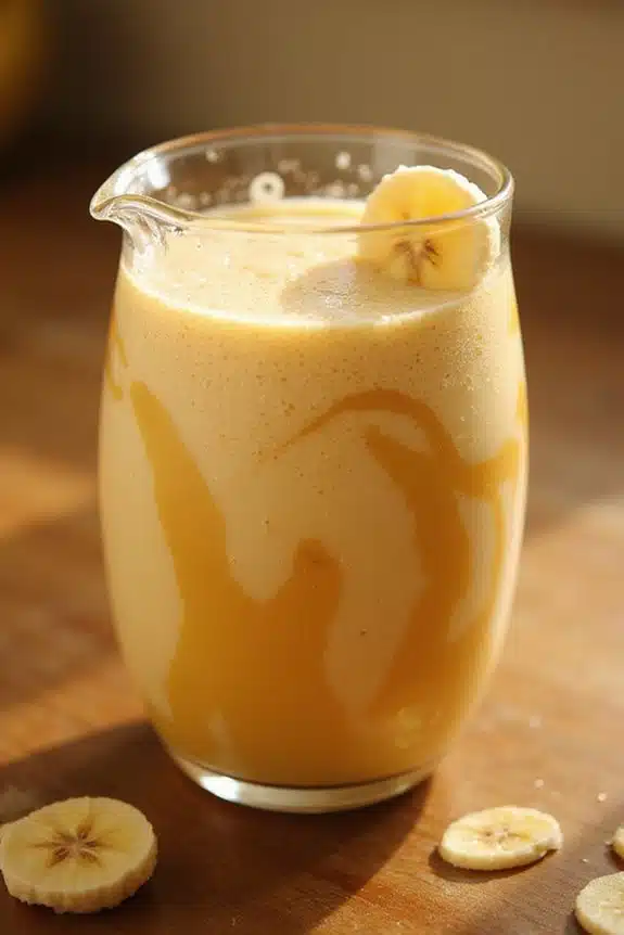 cremiger Bananen-Honig-Smoothie