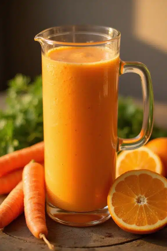 cremige Karotten-Orangen-Mischung