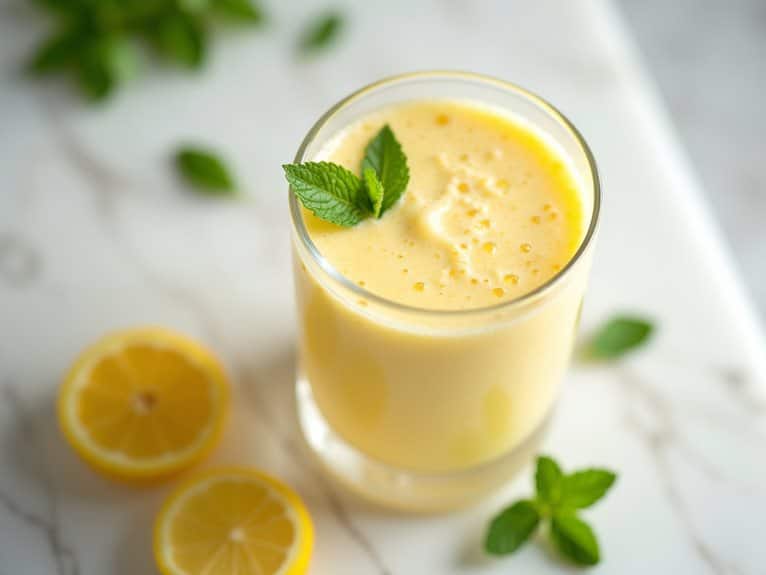 cremiges Zitronen-Smoothie-Rezept
