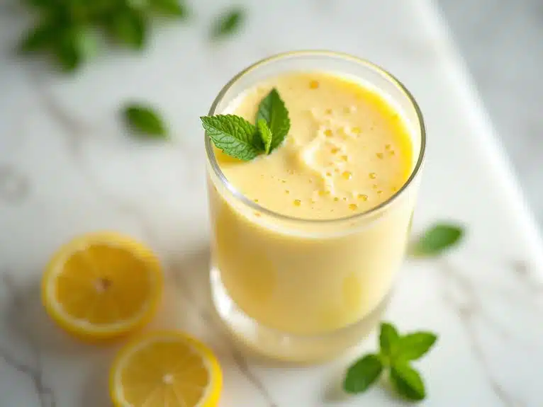 cremiges Zitronen-Smoothie-Rezept