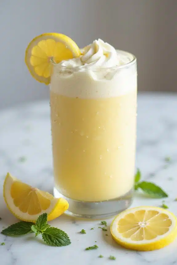 cremiges Zitronen-Smoothie-Rezept