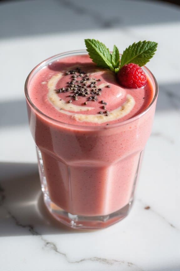 cremiges Smoothie-Frühstücksritual