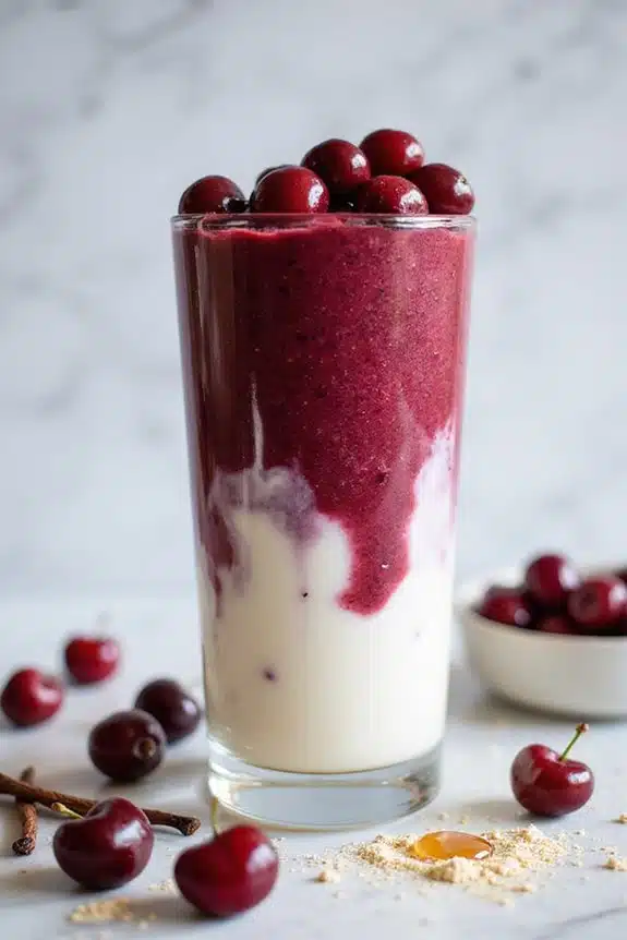 leckere Kirsch-Smoothie-Grundlage