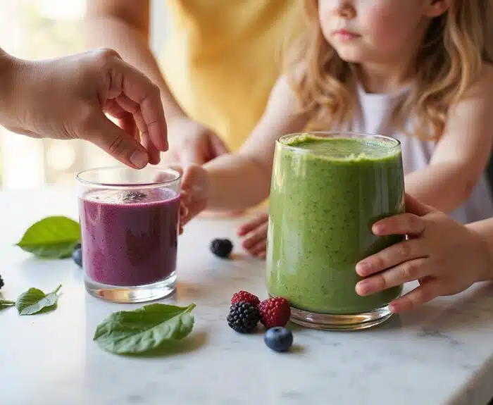 familienfreundliche Smoothie-Routinen