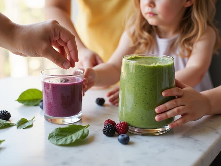 familienfreundliche Smoothie-Routinen