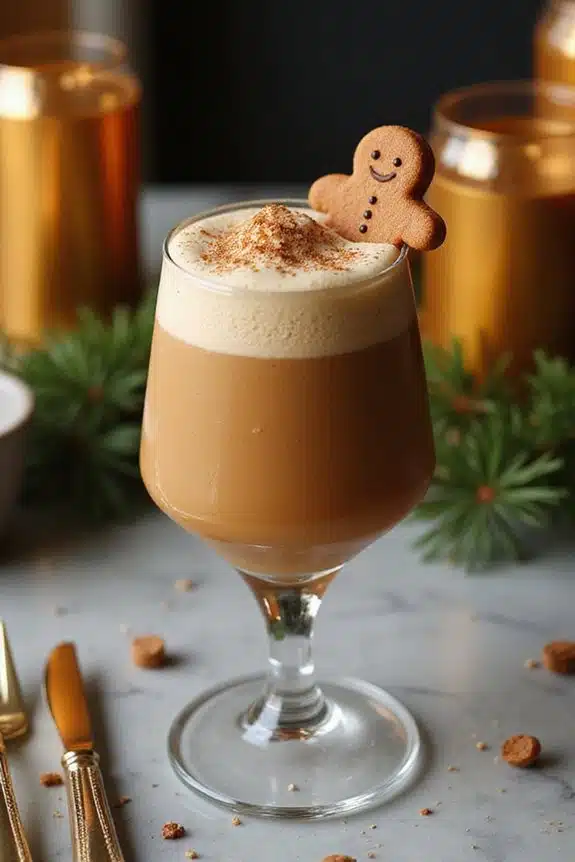 festliche Lebkuchen-Smoothie Serviertipps
