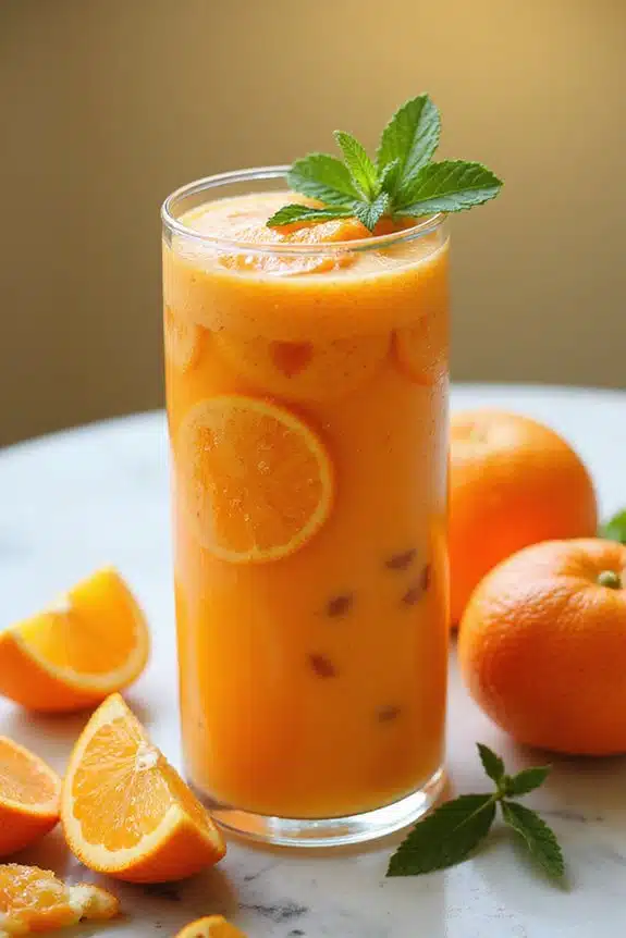 frischer und einfacher Smoothie
