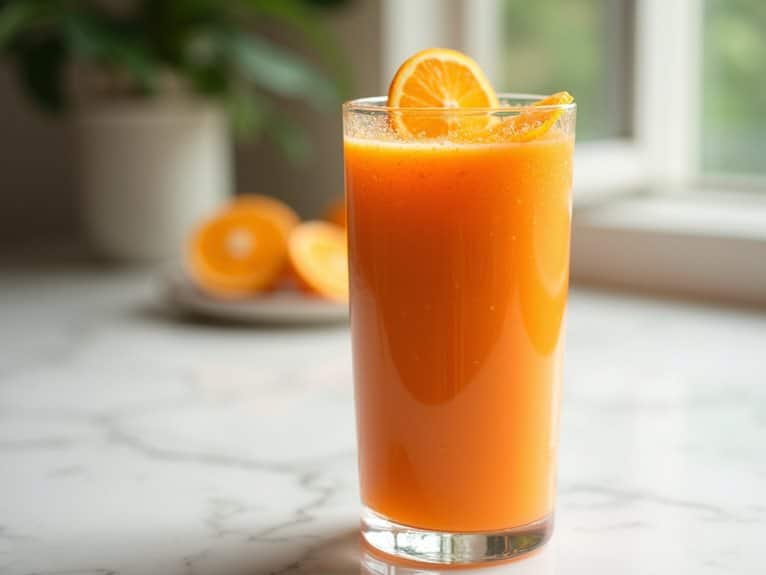 frisches Orangen-Smoothie-Rezept