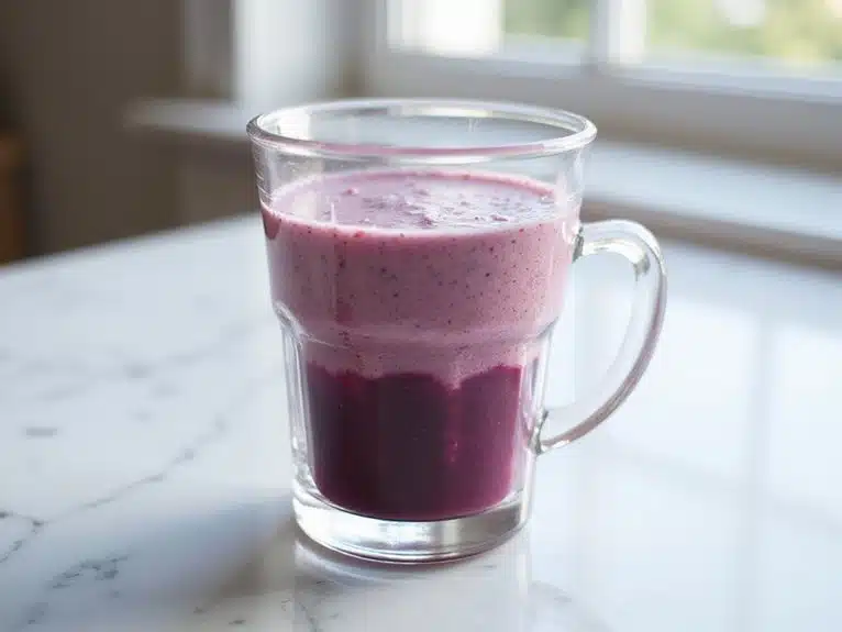 funktionales transparentes Smoothie-Design