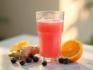 Rezept für einen Smoothie für strahlende Haut