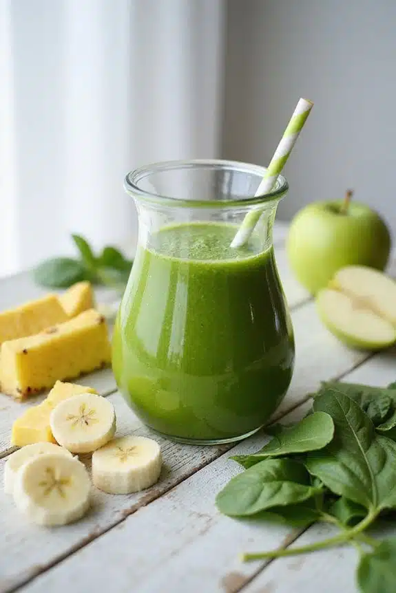 grüne Smoothies für Wellness