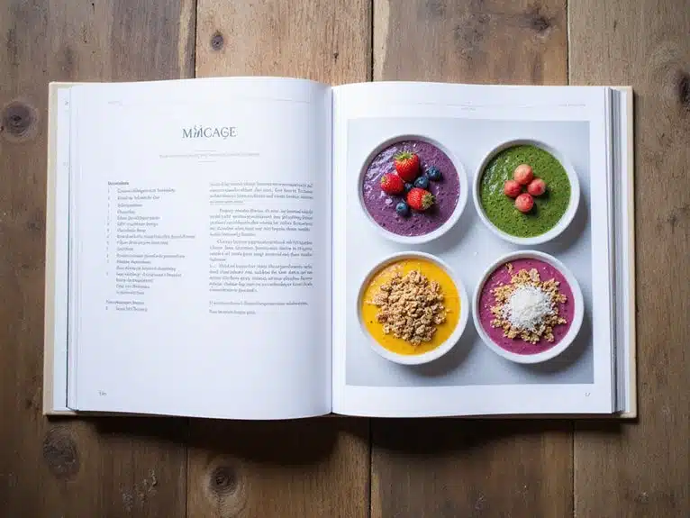 gesunde Frühstücks-Smoothie-Bowls