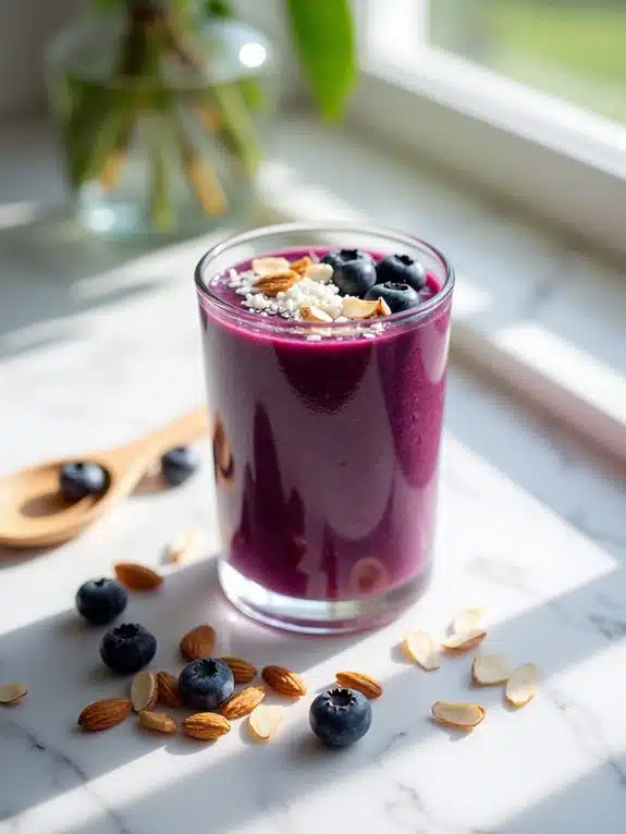 gesunde schnelle Smoothie-Zubereitung