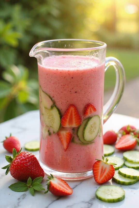 gesunder Smoothie mit Nährstoffen