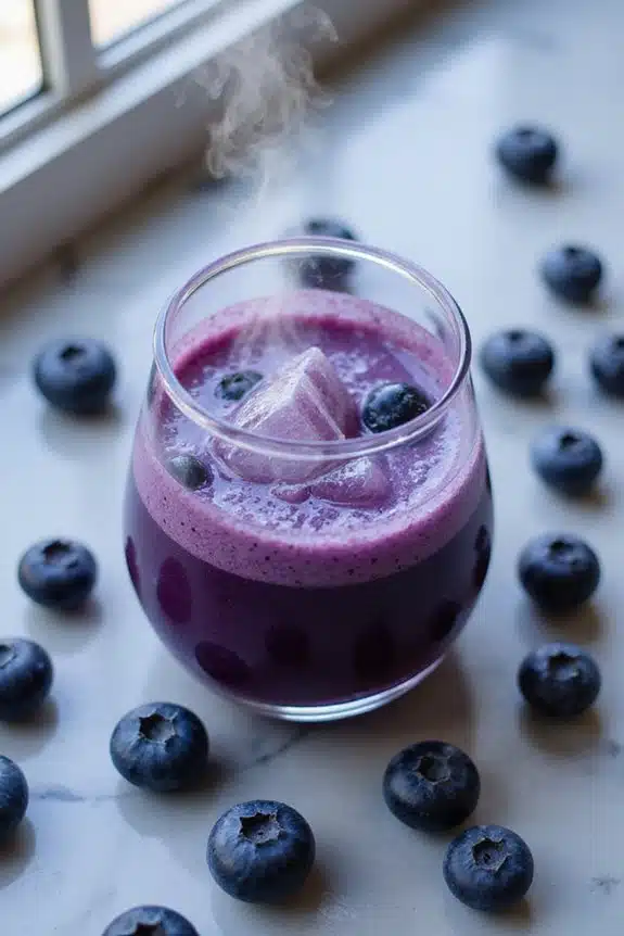Magie der Blaubeer-Mischung