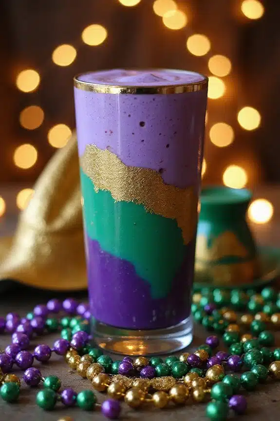 magische geschichtete Smoothie-Farben