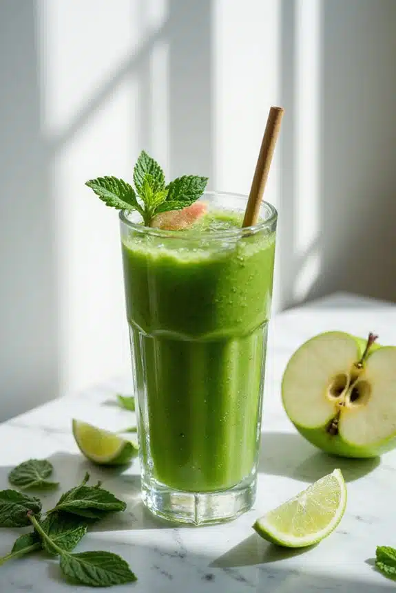 nährender grüner Apfel Detox