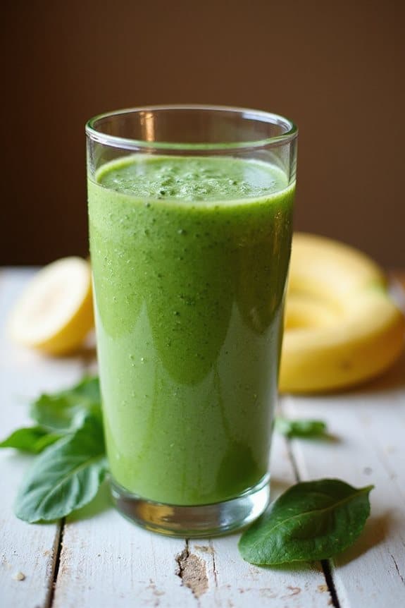 nährendes grünes Smoothie-Rezept