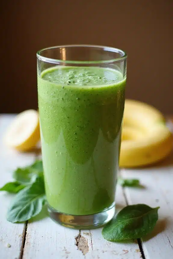 nährendes grünes Smoothie-Rezept