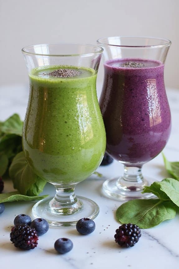 nahrhafte Keto-Smoothie-Kreation