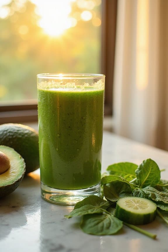 die Haut durch Smoothies nähren