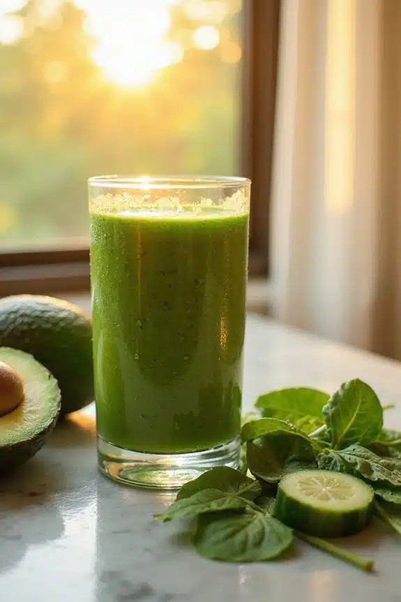die Haut durch Smoothies nähren